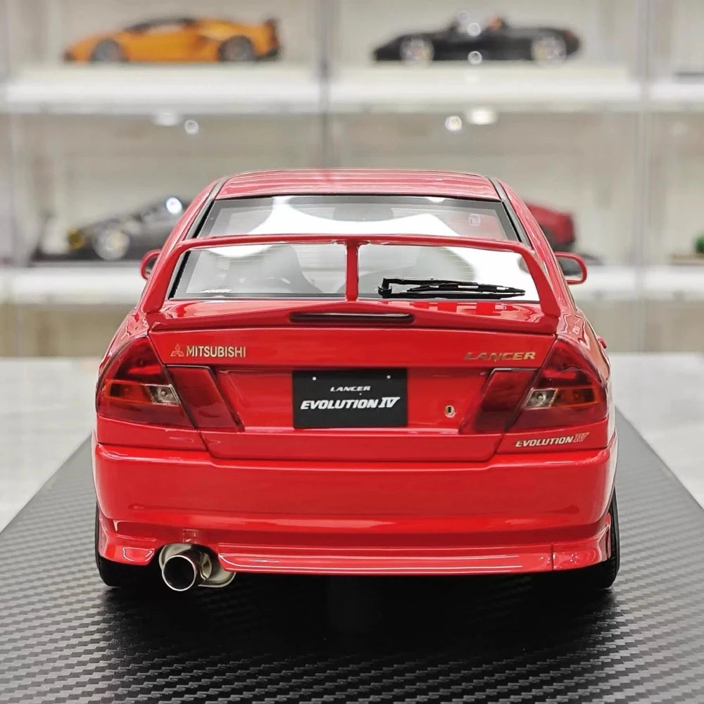 [Ignition] 1:18 Mitsubishi 1997 Lancer Evo IV rosso modellino di auto resina