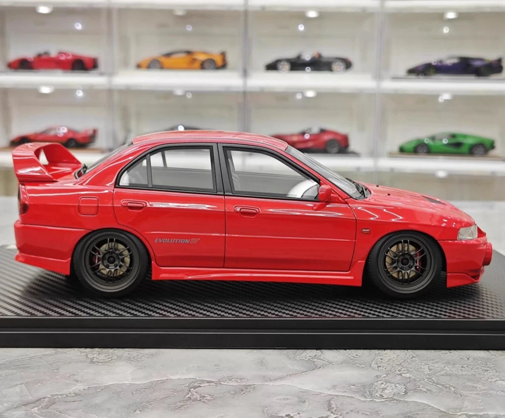 [Ignition] 1:18 Mitsubishi 1997 Lancer Evo IV rosso modellino di auto resina