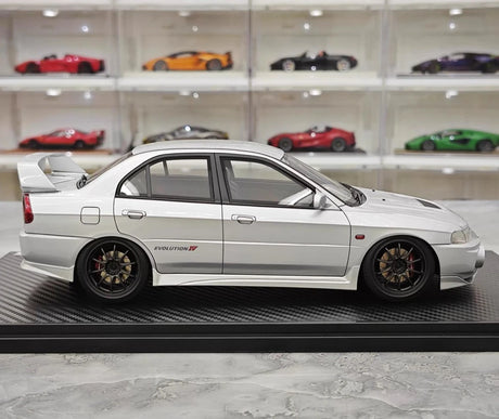 [Ignition] 1:18 Mitsubishi 1997 Lancer Evo IV Silver Model Car Resin
