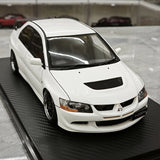 Ignition Mitsubishi 2004 Lancer Evolution VIII MR JDM White 1:18 – Verzamelbare Resin Modelresin