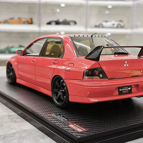 Ignition Mitsubishi 2004 Lancer Evolution VIII MR Red 1:18 – Verzamelbare Resin Modelresin Hars