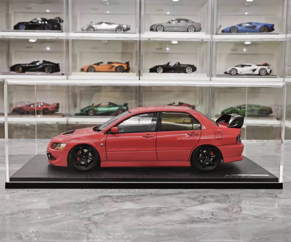 Ignition Mitsubishi 2004 Lancer Evolution VIII MR Red 1:18 – Verzamelbare Resin Modelresin Hars