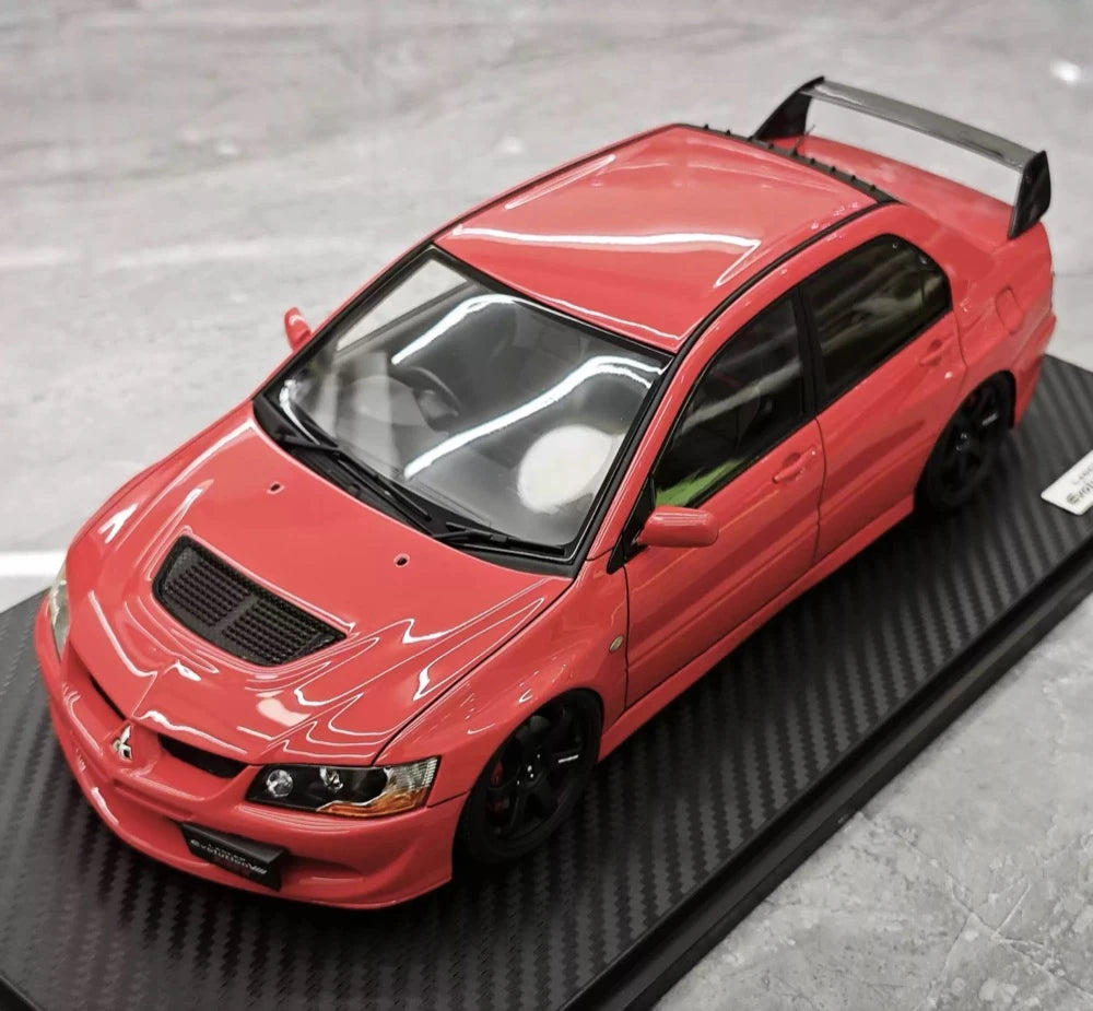Ignition Mitsubishi 2004 Lancer Evolution VIII MR Red 1:18 – Verzamelbare Resin Modelresin Hars