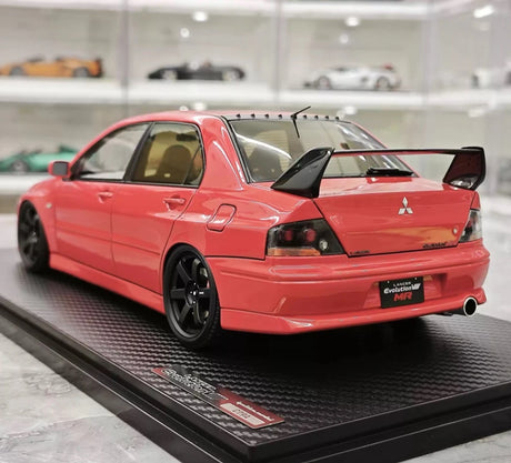 Ignition Mitsubishi 2004 Lancer Evolution VIII MR Red 1:18 – Verzamelbare Resin Modelresin Hars