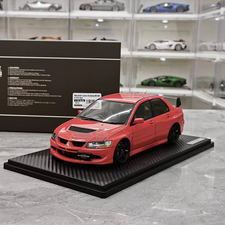 Ignition Mitsubishi 2004 Lancer Evolution VIII MR Red 1:18 – Verzamelbare Resin Modelresin Hars