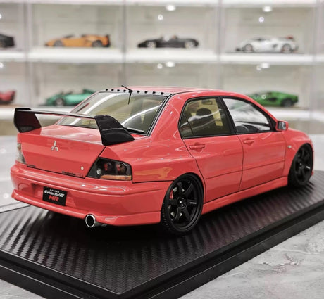 Ignition Mitsubishi 2004 Lancer Evolution VIII MR Red 1:18 – Verzamelbare Resin Modelresin Hars