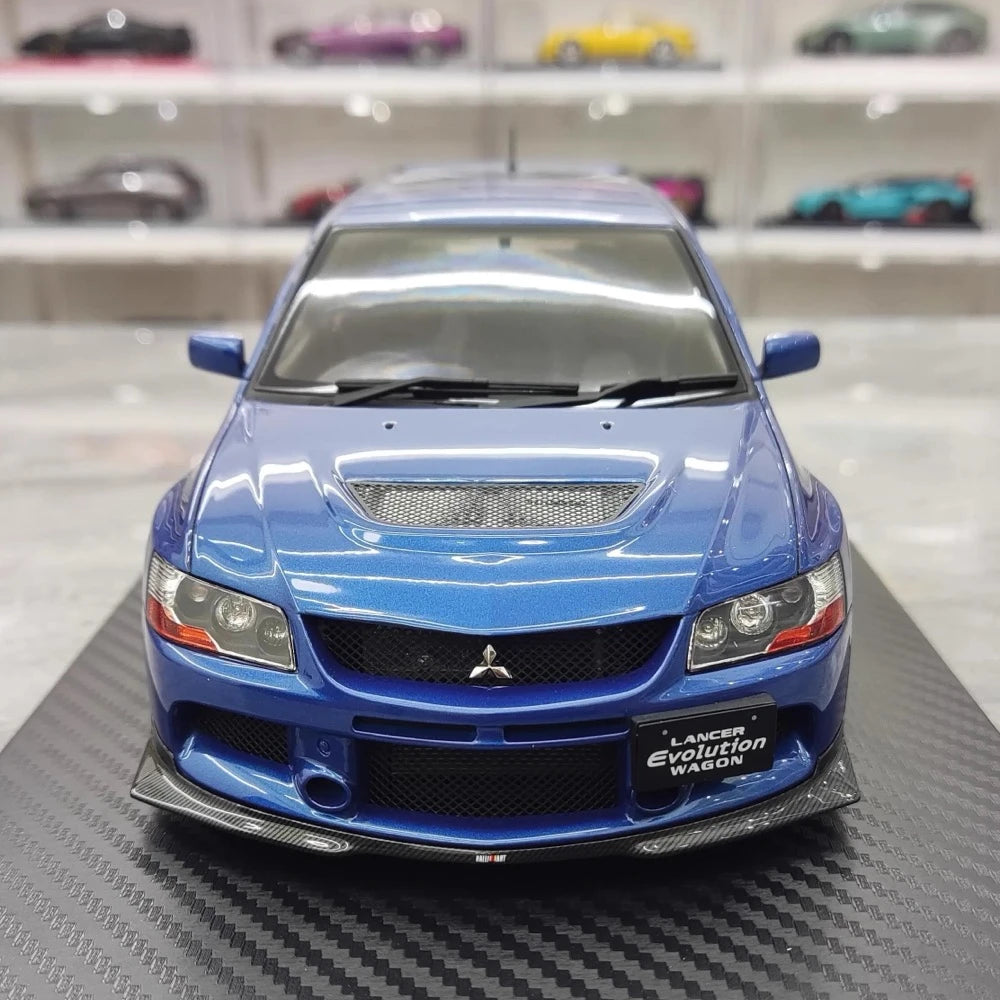 [Ignition] 1:18 Mitsubishi 2005 Lancer Evo IX Wagon Blue Model Car Resin
