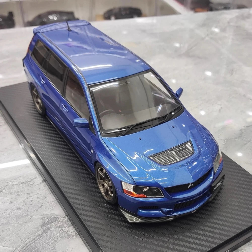 [Ignition] 1:18 Mitsubishi 2005 Lancer Evo IX Wagon Blue Model Car Resin