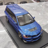 [Ignition] 1:18 Mitsubishi 2005 Lancer Evo IX Wagon Blue Model Car Resin