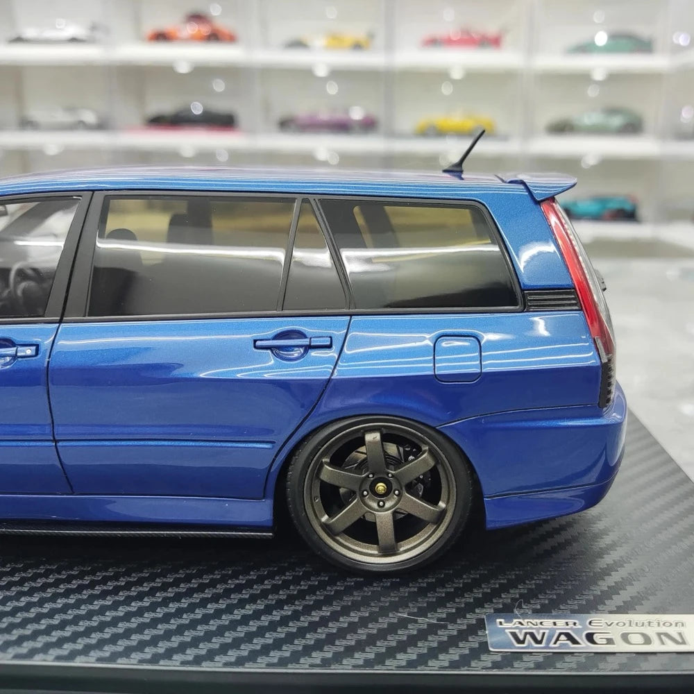 [Ignition] 1:18 Mitsubishi 2005 Lancer Evo IX Wagon Blue Model Car Resin