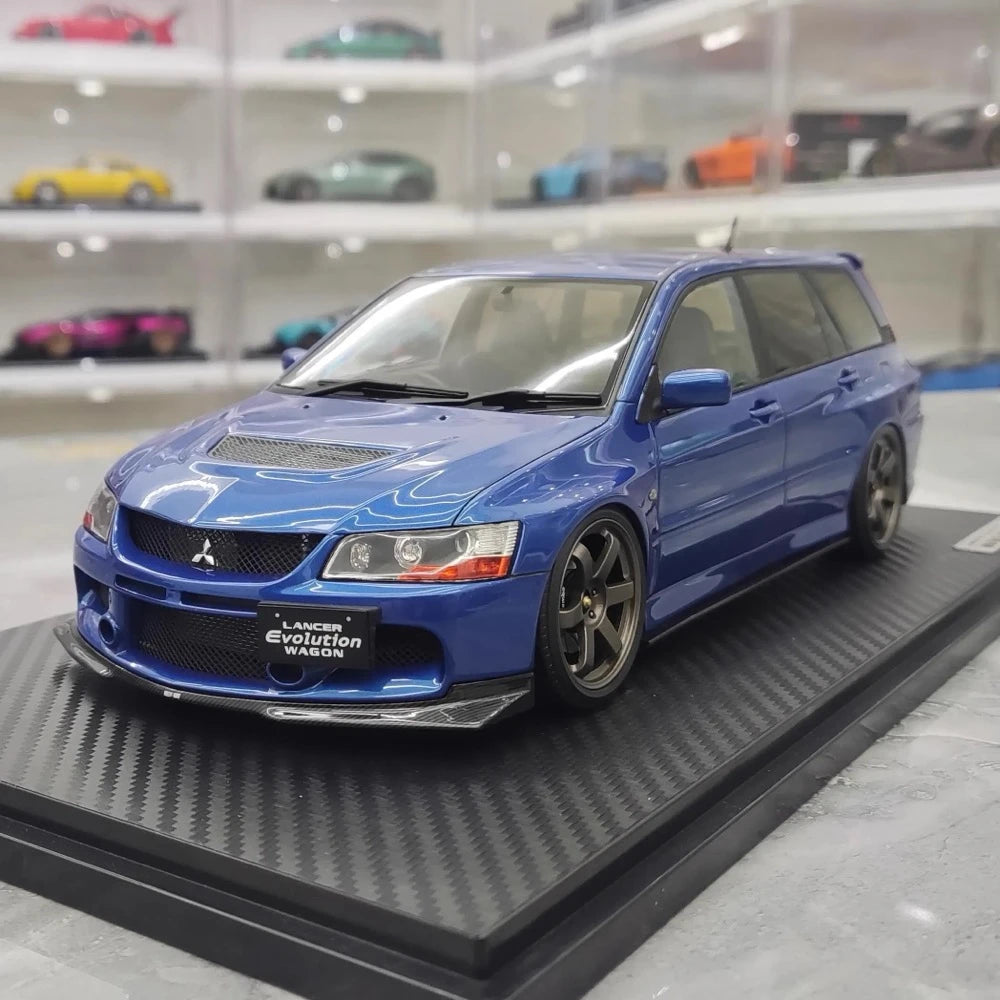 [Ignition] 1:18 Mitsubishi 2005 Lancer Evo IX Wagon Blue Model Car Resin
