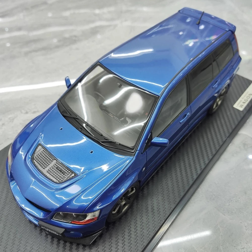 [Ignition] 1:18 Mitsubishi 2005 Lancer Evo IX Wagon Blue Model Car Resin