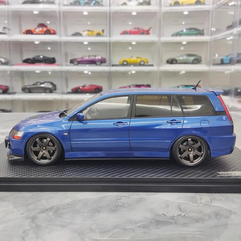 [Ignition] 1:18 Mitsubishi 2005 Lancer Evo IX Wagon Blue Model Car Resin