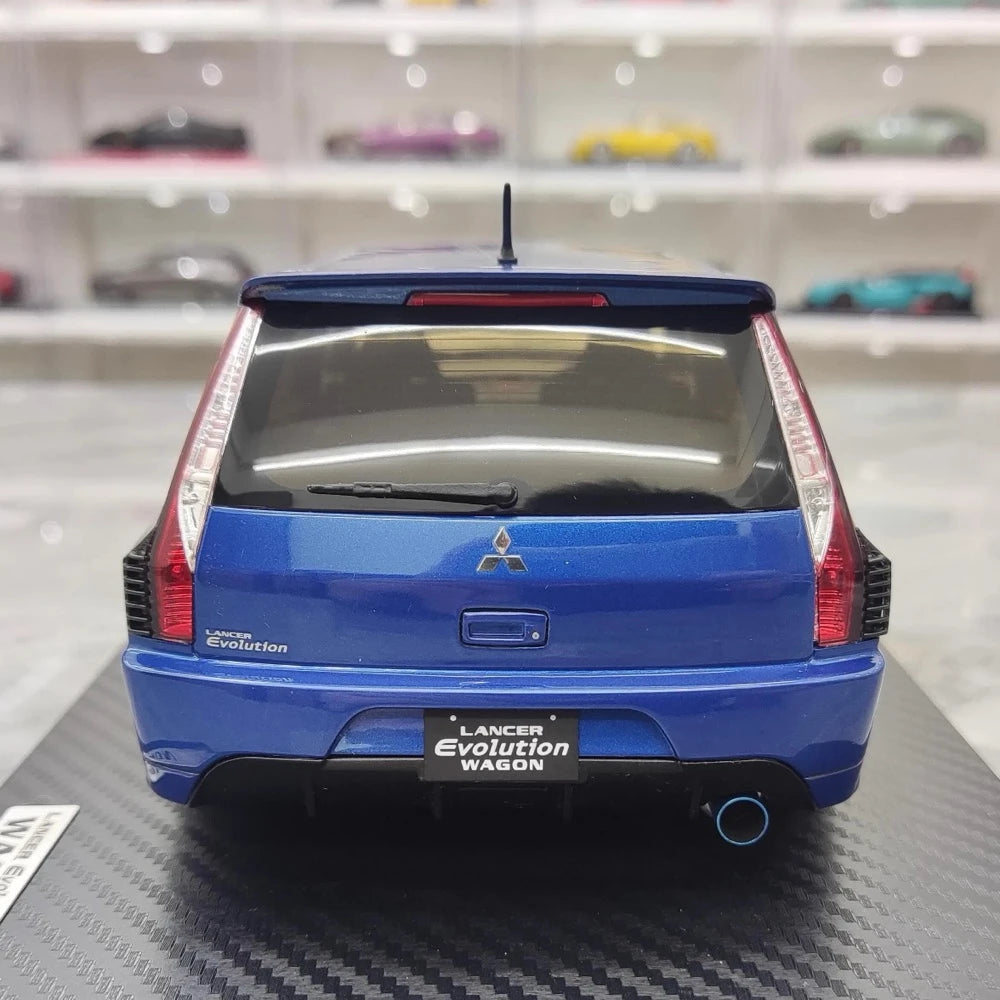 [Ignition] 1:18 Mitsubishi 2005 Lancer Evo IX Wagon Blue Model Car Resin