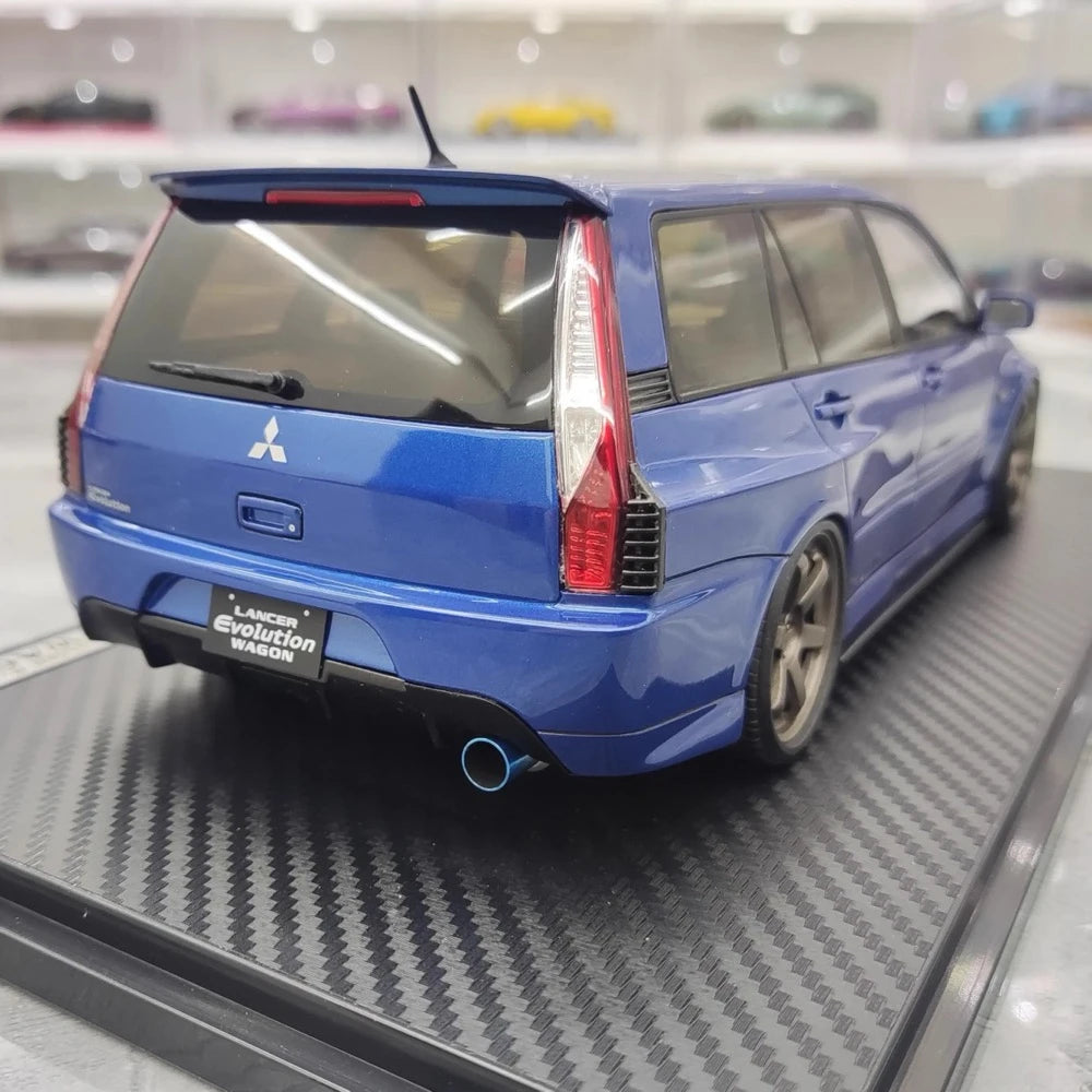 [Ignition] 1:18 Mitsubishi 2005 Lancer Evo IX Wagon Blue Model Car Resin