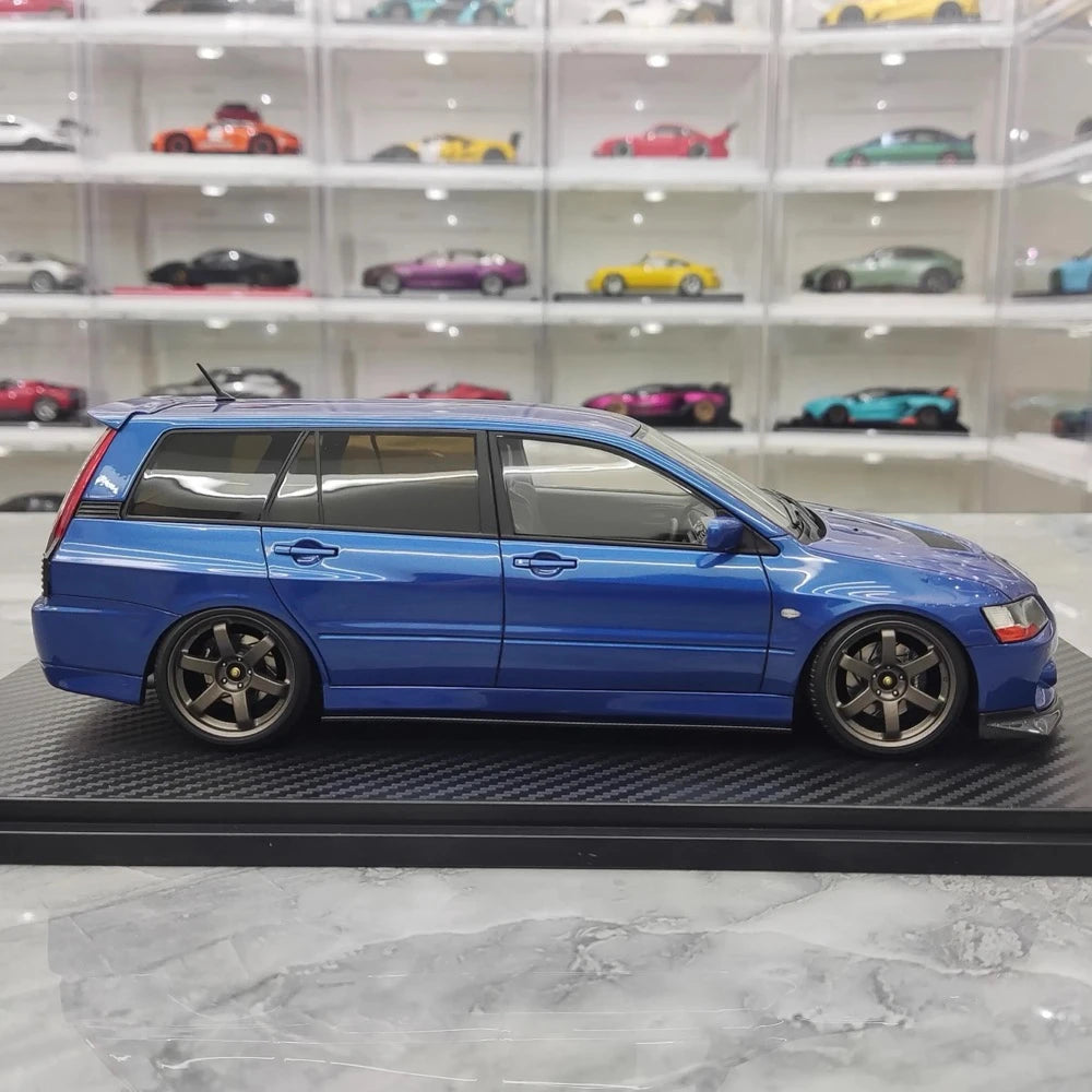 [Ignition] 1:18 Mitsubishi 2005 Lancer Evo IX Wagon Blue Model Car Resin