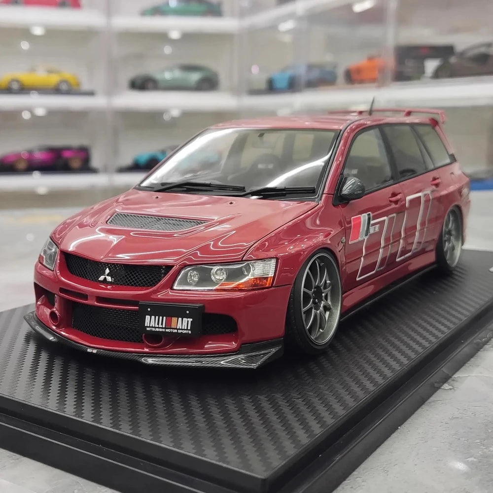 [Ignition] 1:18 Mitsubishi 2005 Lancer Evo IX Wagon RalliArt レッド モデルカー レジン