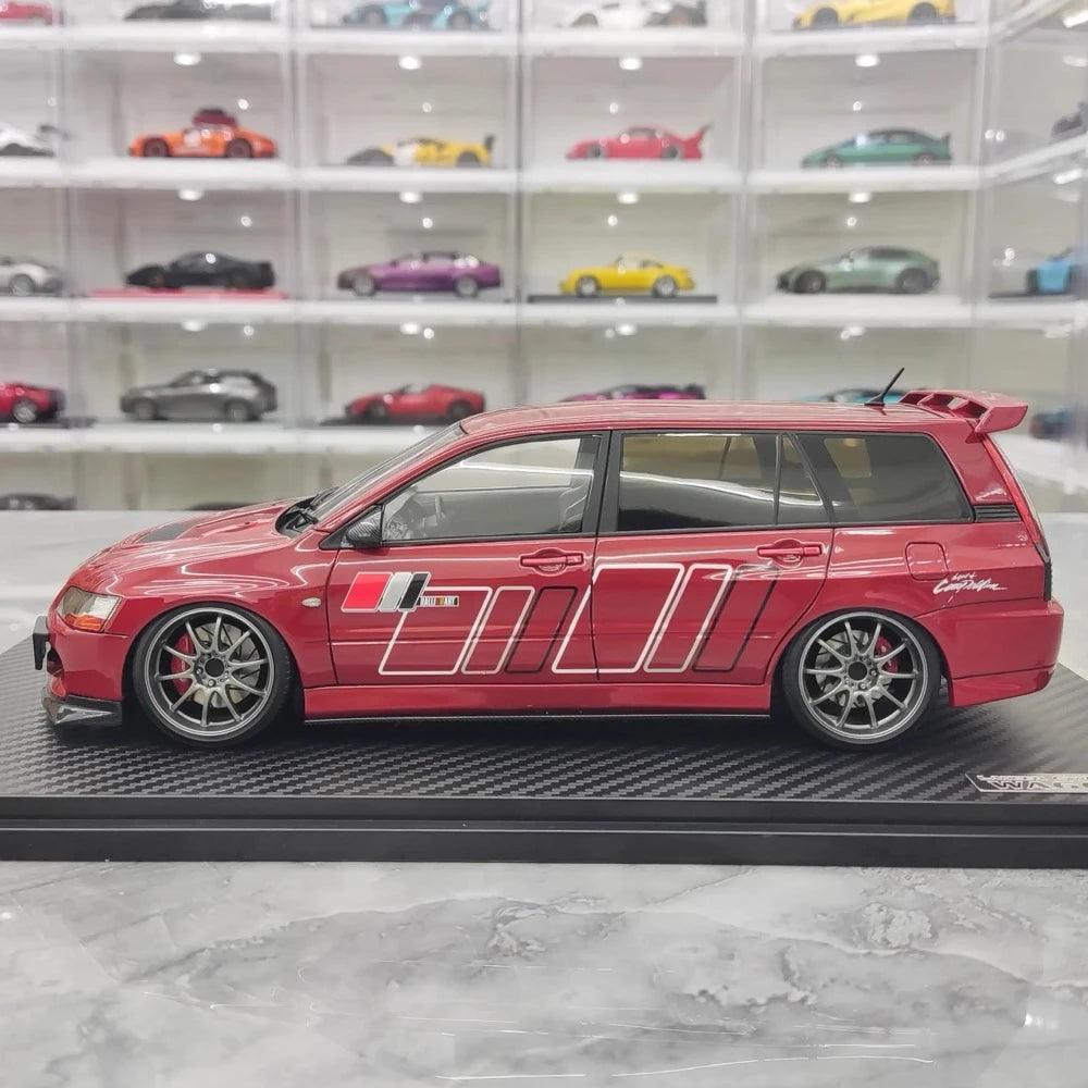 [Ignition] 1:18 Mitsubishi 2005 Lancer Evo IX Wagon RalliArt レッド モデルカー レジン