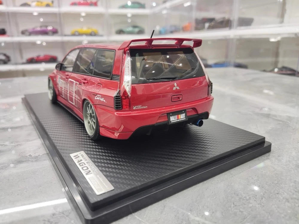 [Ignition] 1:18 Mitsubishi 2005 Lancer Evo IX Wagon RalliArt レッド モデルカー レジン