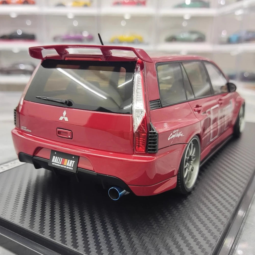 [Ignition] 1:18 Mitsubishi 2005 Lancer Evo IX Wagon RalliArt レッド モデルカー レジン