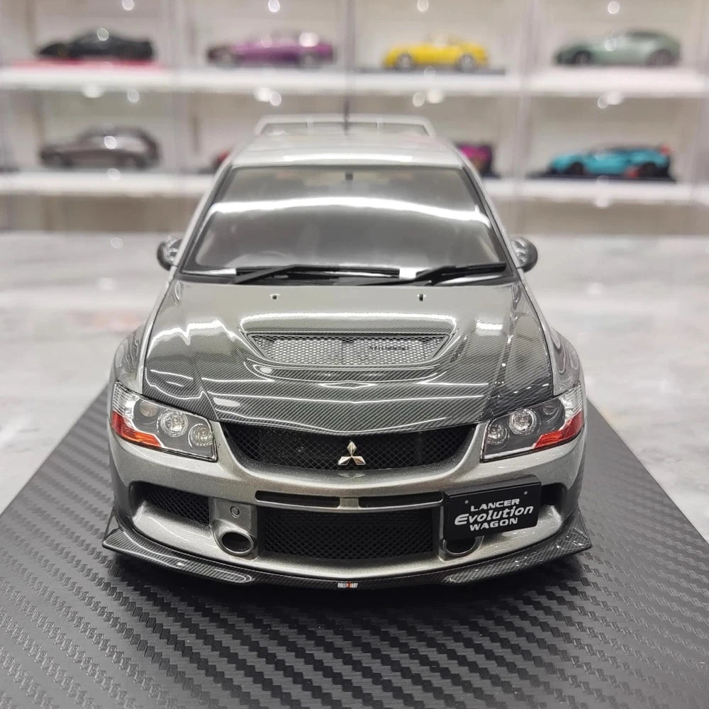 [Ignition] 1:18 Mitsubishi 2005 Lancer Evo IX Wagon Silver Model Car Resin