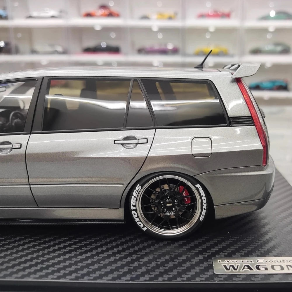 [Ignition] 1:18 Mitsubishi 2005 Lancer Evo IX Wagon Silver Model Car Resin