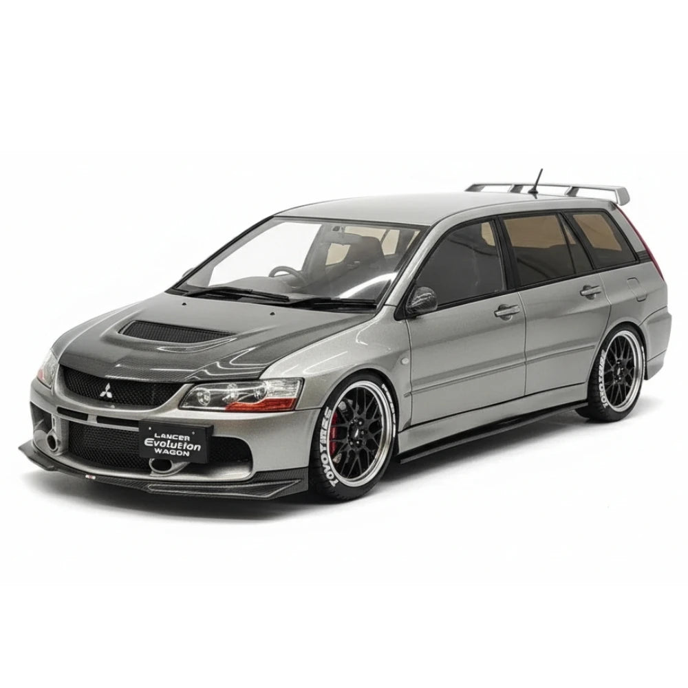 [Ignition] 1:18 Mitsubishi 2005 Lancer Evo IX Wagon Silver Model Car Resin