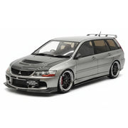 Ignition Mitsubishi 2005 Lancer Evo IX Wagon zilver 1:18 – verzamelmodelauto van resin