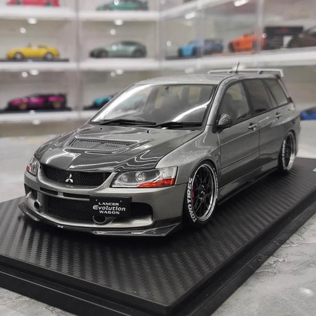 [Ignition] 1:18 Mitsubishi 2005 Lancer Evo IX Wagon Silver Model Car Resin