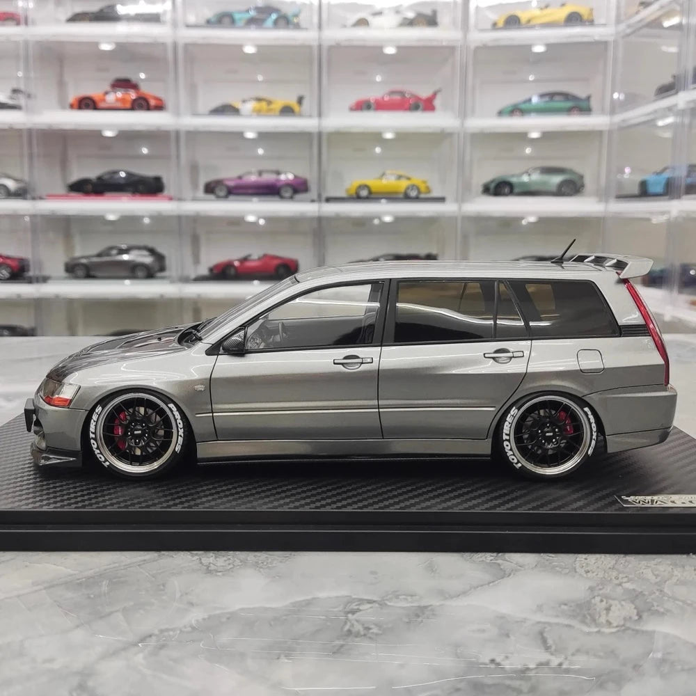 [Ignition] 1:18 Mitsubishi 2005 Lancer Evo IX Wagon Silver Model Car Resin
