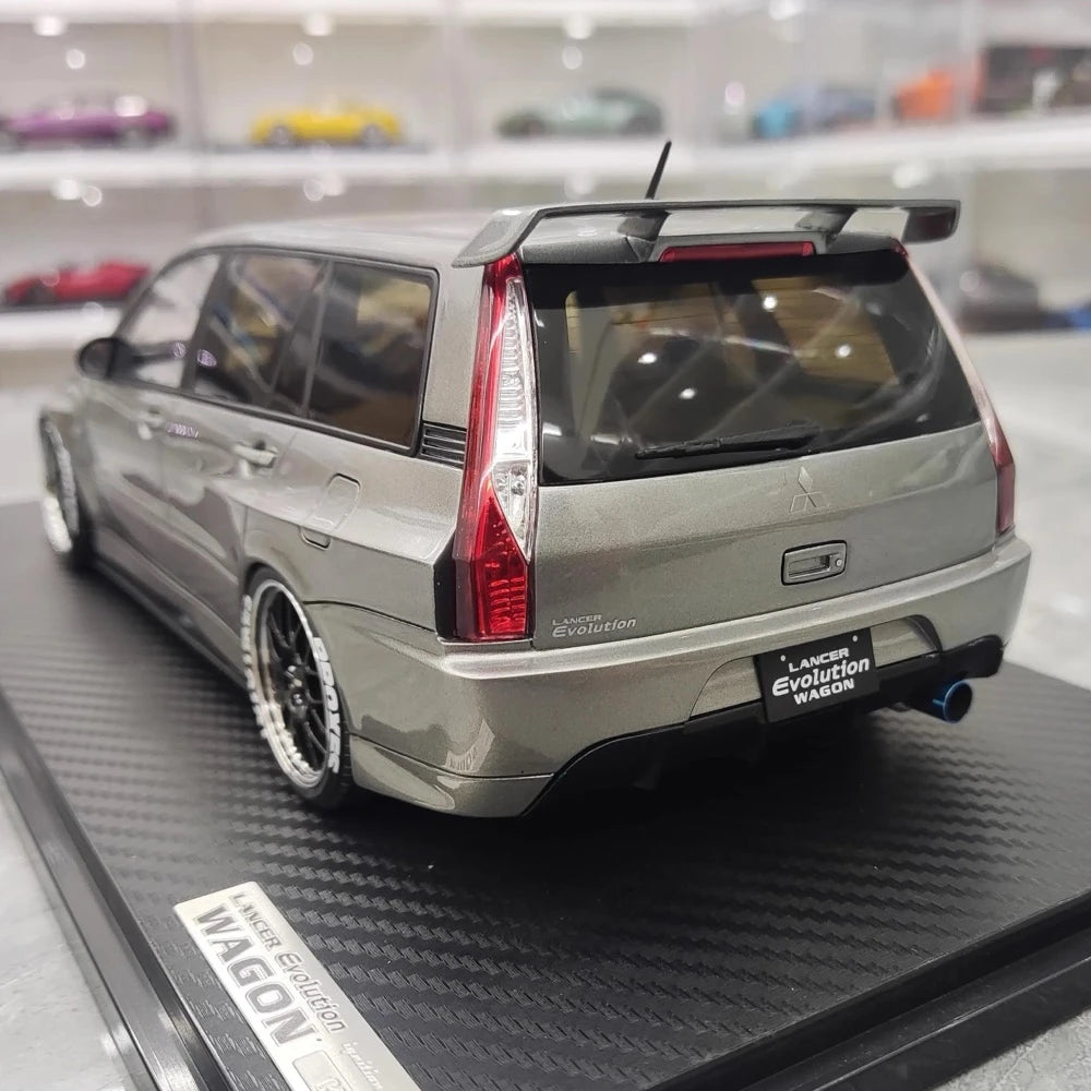 [Ignition] 1:18 Mitsubishi 2005 Lancer Evo IX Wagon Silver Model Car Resin