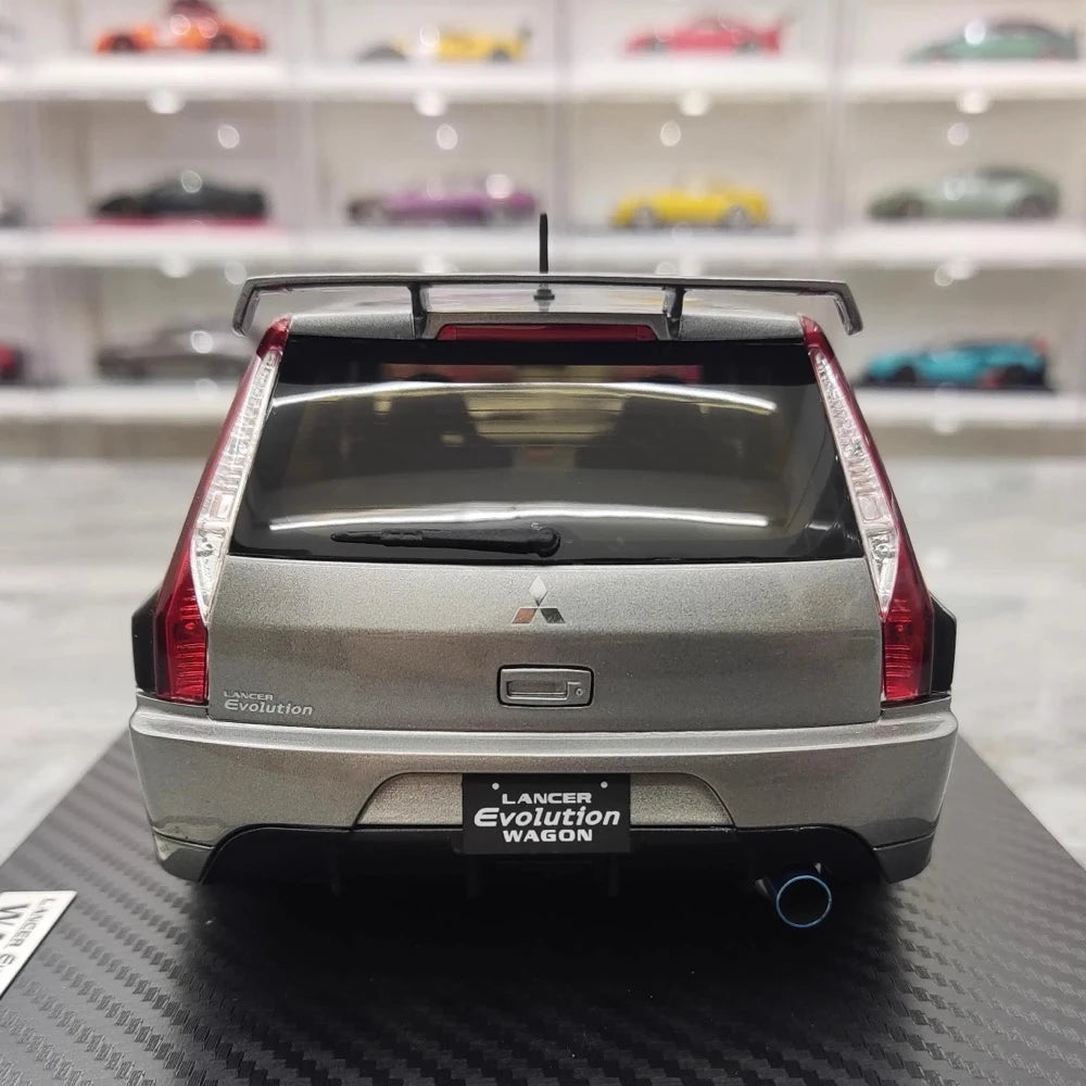 [Ignition] 1:18 Mitsubishi 2005 Lancer Evo IX Wagon Silver Model Car Resin