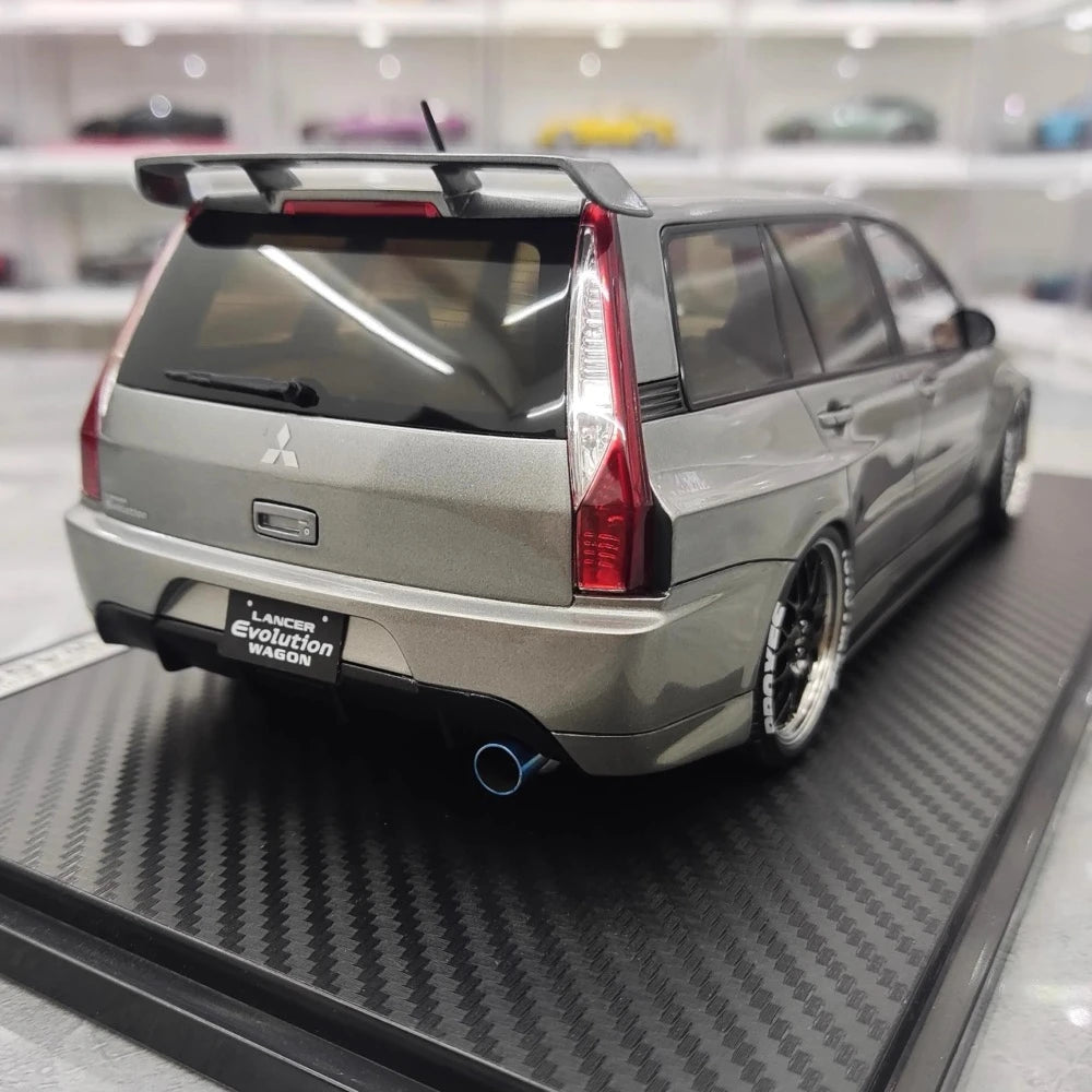 [Ignition] 1:18 Mitsubishi 2005 Lancer Evo IX Wagon Silver Model Car Resin