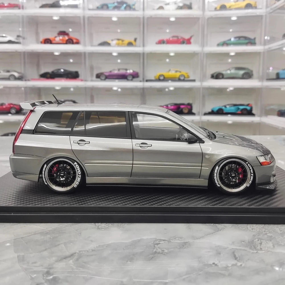 [Ignition] 1:18 Mitsubishi 2005 Lancer Evo IX Wagon Silver Model Car Resin
