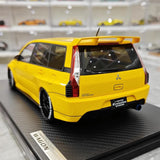 [Ignition] 1:18 Mitsubishi 2005 Lancer Evo IX Wagon gul modellbil harts