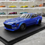 [Ignition] 1:18 Nissan 1969 Fairlady 240Z S30 blå modellbil resin