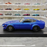 [Ignition] 1:18 Nissan 1969 Fairlady 240Z S30 blå modellbil resin
