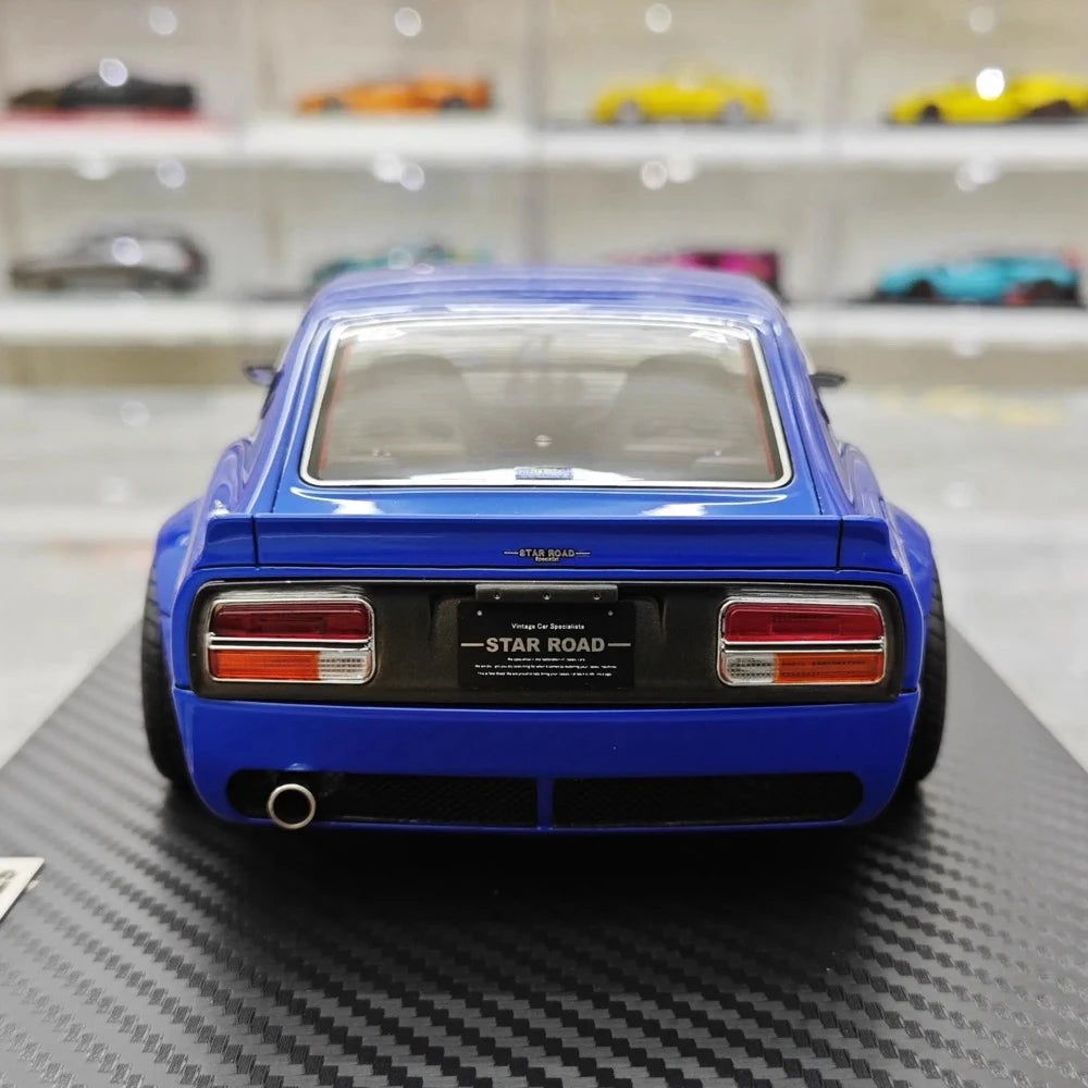 [Ignition] 1:18 Nissan 1969 Fairlady 240Z S30 blå modellbil resin