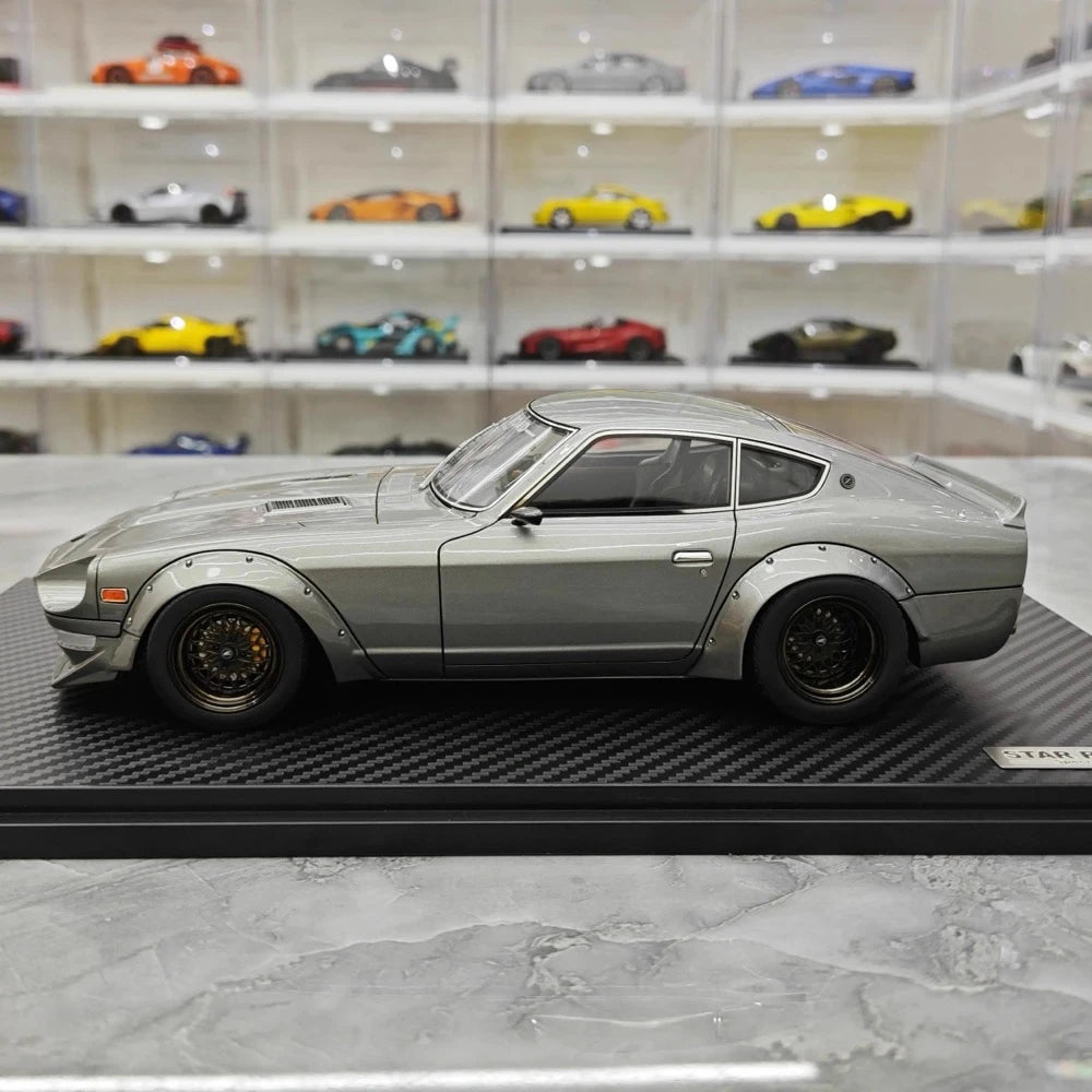 [Ignition] 1:18 Nissan 1969 Fairlady 240Z S30 Gray Model Car Resin