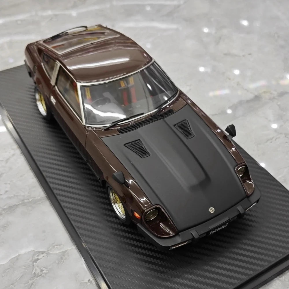 [Ignition] 1:18 Nissan 1969 Fairlady Z S130 nero modellino di auto resina