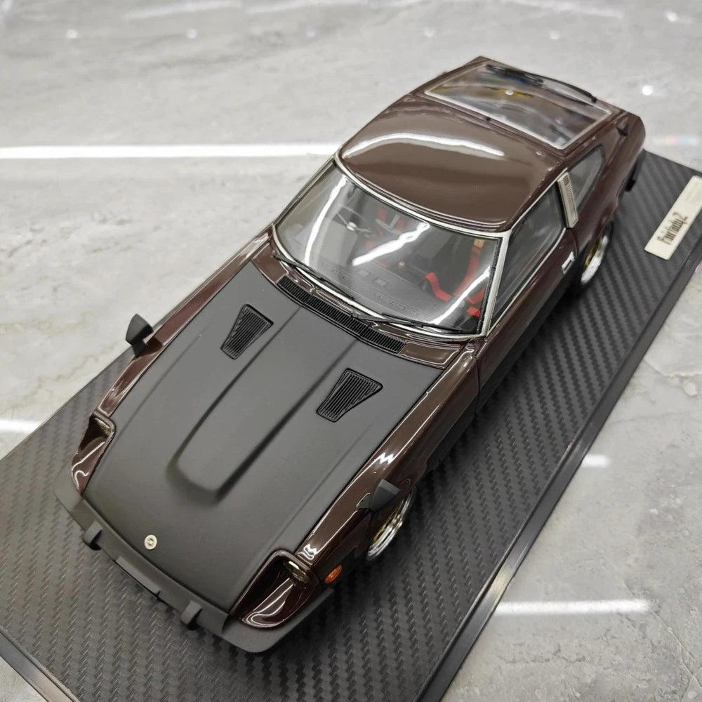 [Ignition] 1:18 Nissan 1969 Fairlady Z S130 nero modellino di auto resina