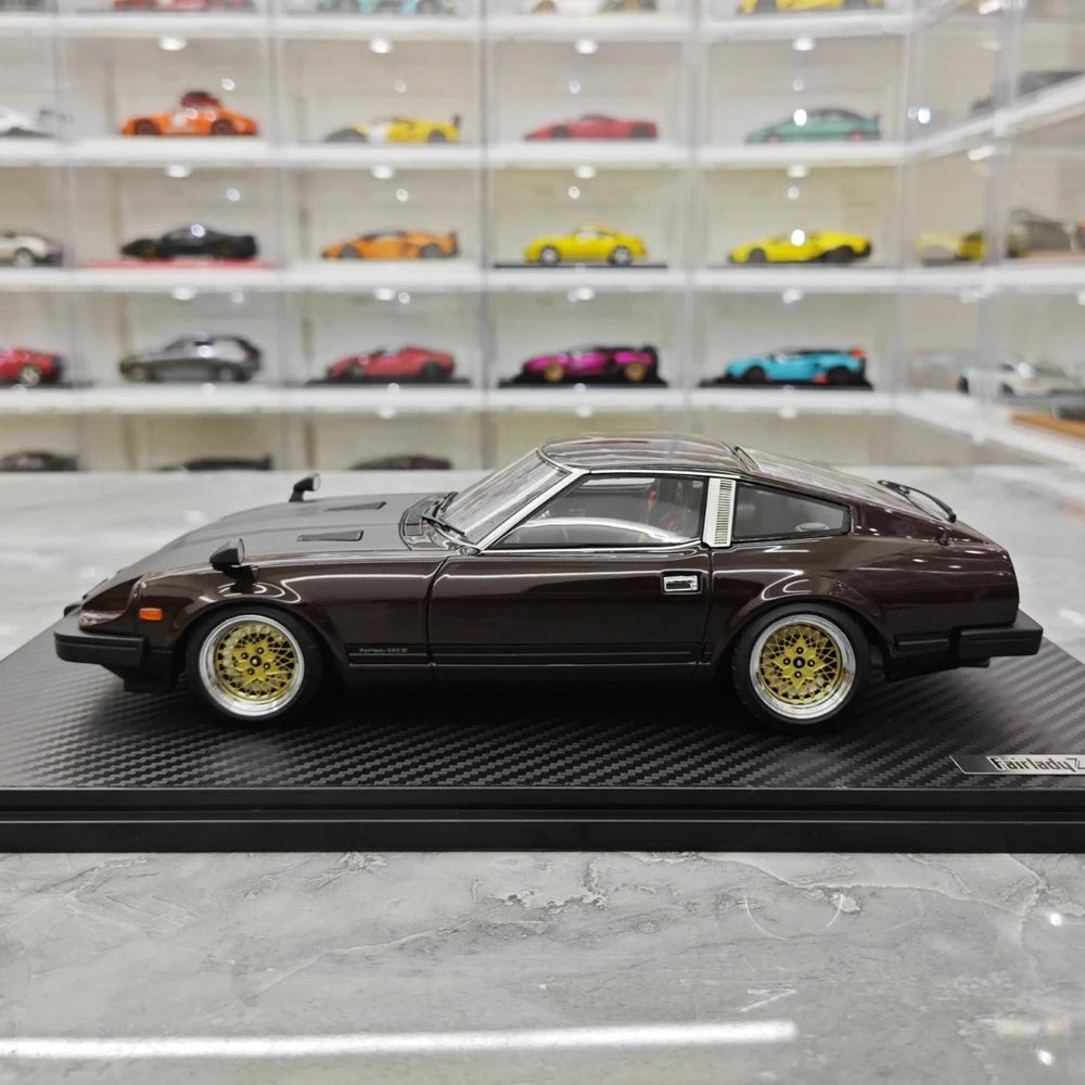 [Ignition] 1:18 Nissan 1969 Fairlady Z S130 nero modellino di auto resina