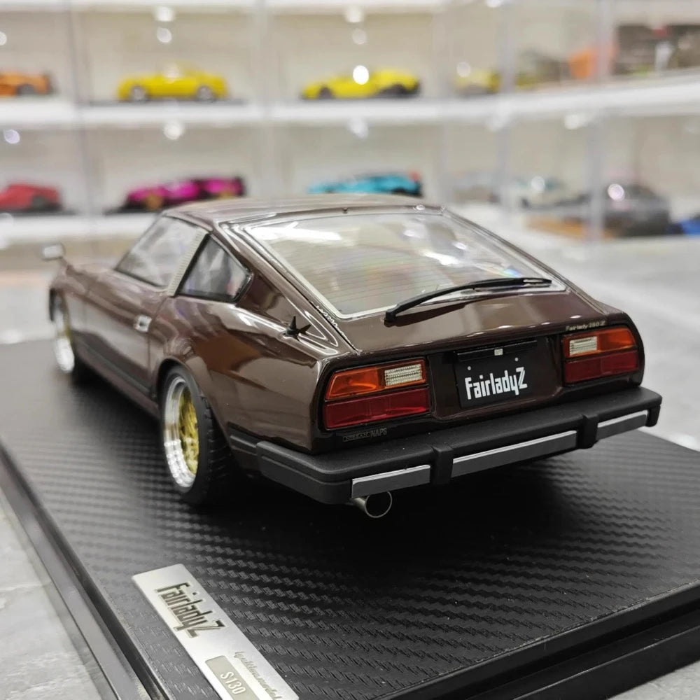 [Ignition] 1:18 Nissan 1969 Fairlady Z S130 nero modellino di auto resina
