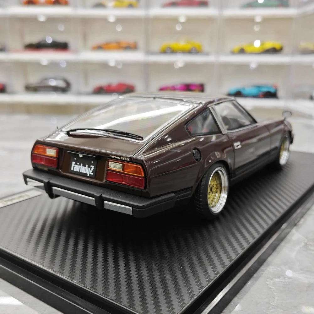 [Ignition] 1:18 Nissan 1969 Fairlady Z S130 nero modellino di auto resina