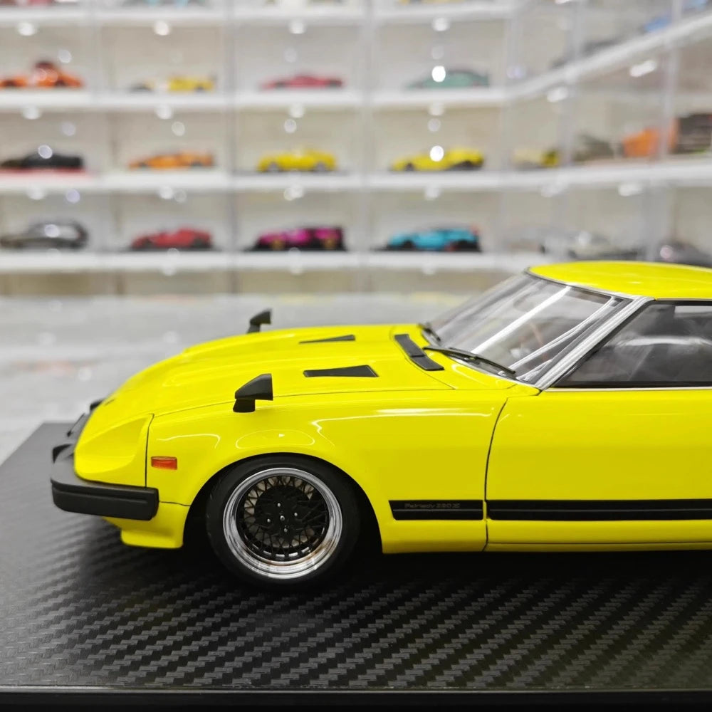 [Ignition] 1:18 Nissan 1969 Fairlady Z S130 giallo modellino di auto resina