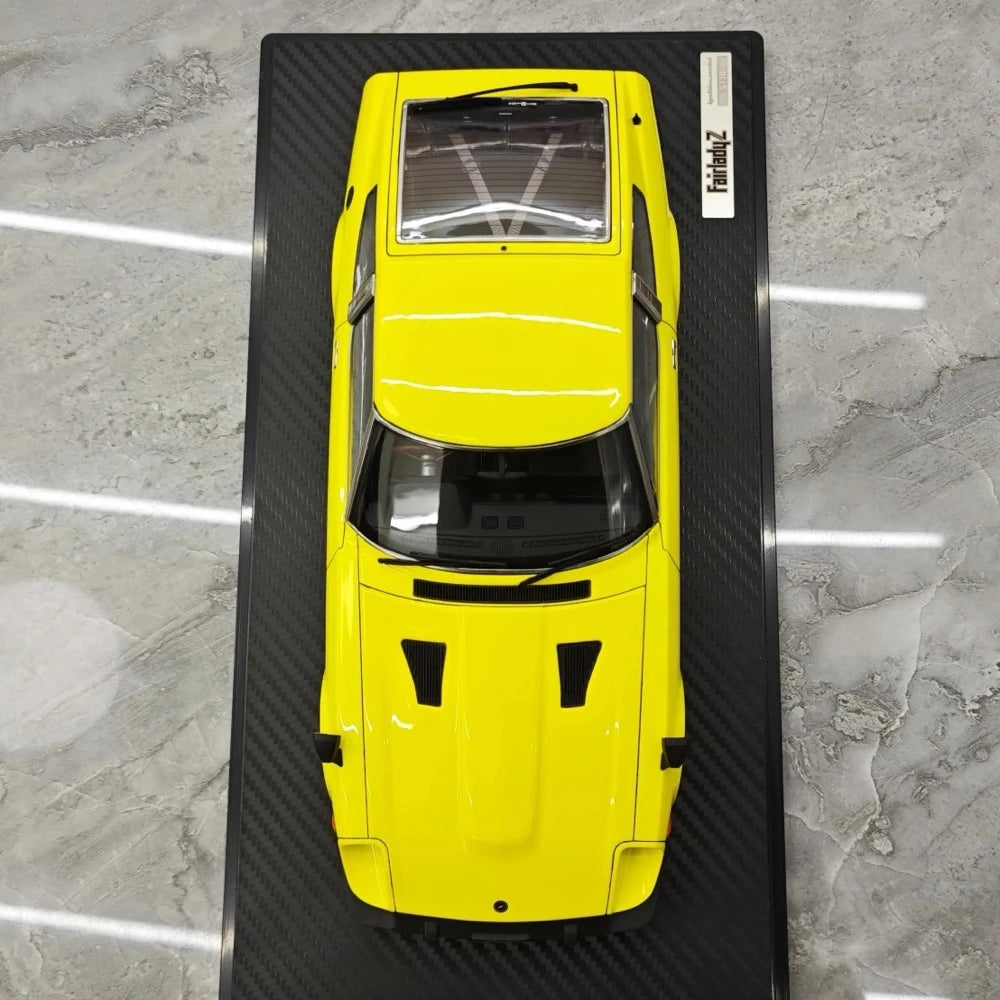 [Ignition] 1:18 Nissan 1969 Fairlady Z S130 giallo modellino di auto resina