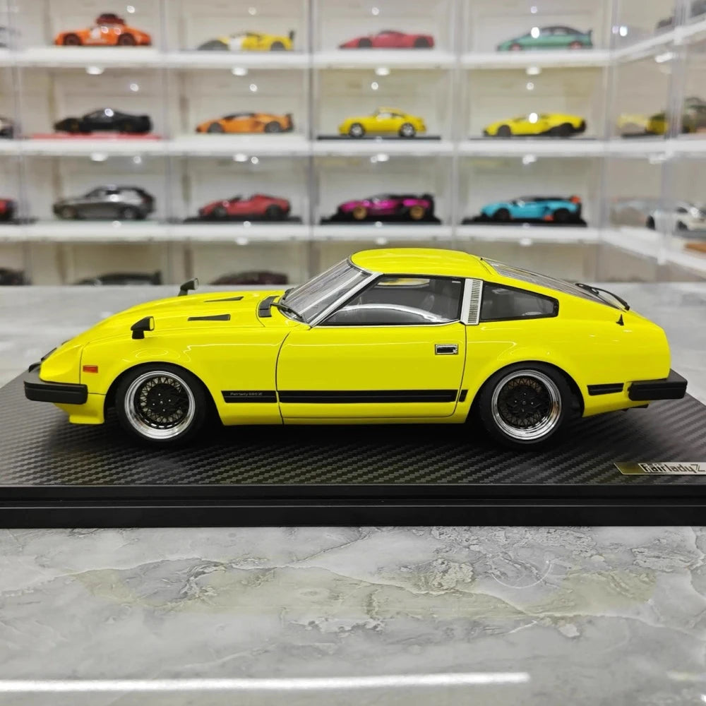 [Ignition] 1:18 Nissan 1969 Fairlady Z S130 giallo modellino di auto resina