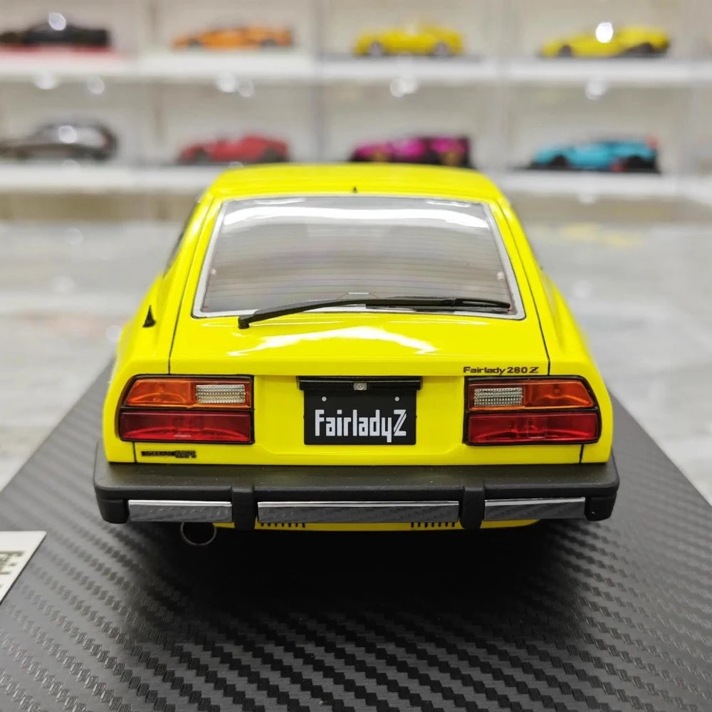 [Ignition] 1:18 Nissan 1969 Fairlady Z S130 giallo modellino di auto resina