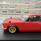 [Ignition] 1:18 Nissan 1970 Skyline 2000 GT-R KPGC10 Red Model Car Resin