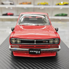 [Ignition] 1:18 Nissan 1970 Skyline 2000 GT-R KPGC10 Red Model Car Resin